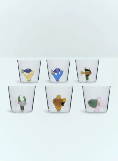 ICHENDORF MILANO SET OF SIX MARINE GARDENS TUMBLERS