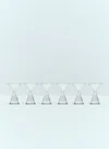 Ichendorf Milano Set Of Six Tutu Martini Glasses In Clear