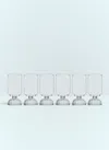 Ichendorf Milano Set Of Six Tutu Shot Glasses In Clear