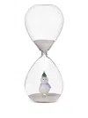 Ichendorf Milano Snowman Hourglass (26cm) In Transparent