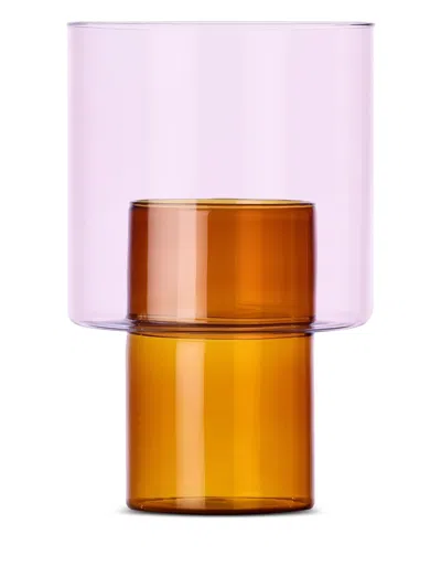 Ichendorf Milano Stacked Cylinder Vase (13cm) In Pink