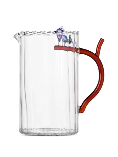 Ichendorf Milano Talking Trees Cockatoo-motif Jug In Transparent