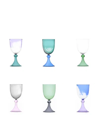 Ichendorf Milano Tamigi Wine Glass (set Of Six) In Multi