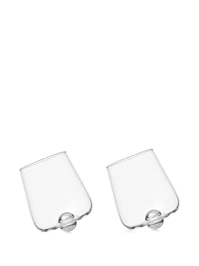 Ichendorf Milano Tilting Glass (set Of Two) In 白色
