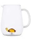 Ichendorf Milano Turtle Glass Jug In Neutrals