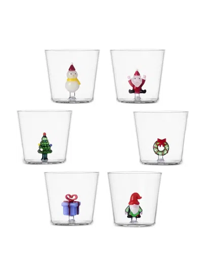 Ichendorf Milano Woodland Tales Glass Tumblers (set Of Six) In Multi