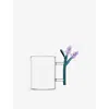 Ichendorf Botanica Lavender Borosilicate-glass Mug 10cm Multicolor In Multicolor