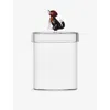 Ichendorf Multicolor Dogs Box English Foxhound Glass Lidded Jar 12cm In Multicolor