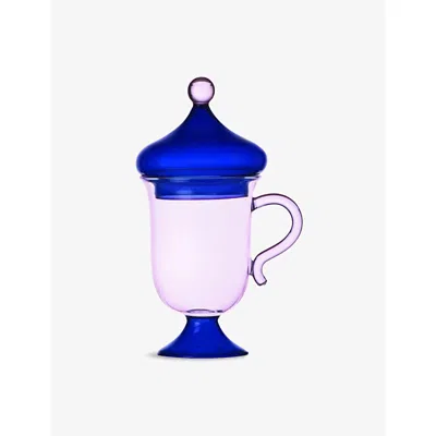 Ichendorf Sogni D'oriente Glass Mug 18.5cm Multicolor In Blue