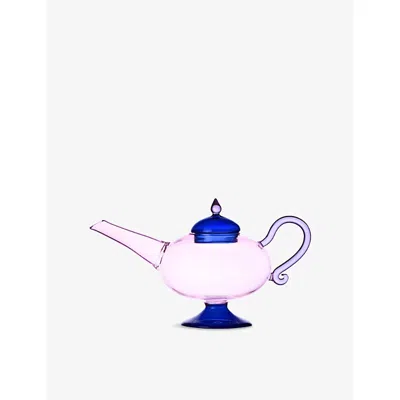 Ichendorf Sogni D'oriente Glass Teapot 18cm Multicolor In Blue