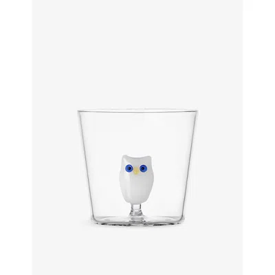 Ichendorf Owl Glass Tumbler In Transparent