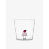 Ichendorf Multicolor Patisserie Raspberry Borosilicate-glass Tumbler In Transparent