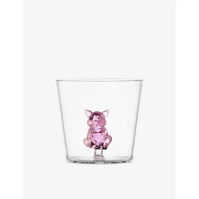 Ichendorf Pig Glass Tumbler In Transparent