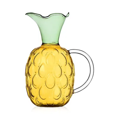 Ichendorf Pineapple Pitcher In Yellow