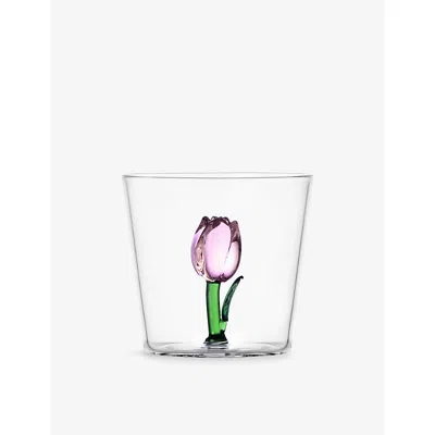 Ichendorf Pink Tulip Glass Tumbler