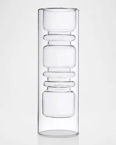 Ichendorf Rings Double-walled Vase, 14.6"