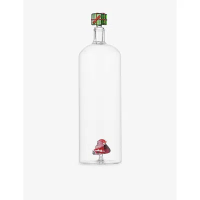 Ichendorf Santa With Sack Glass Bottle In Transparent