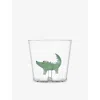 Ichendorf Multicolor Savannah Crocodile Borosilicate-glass Tumbler In Multi