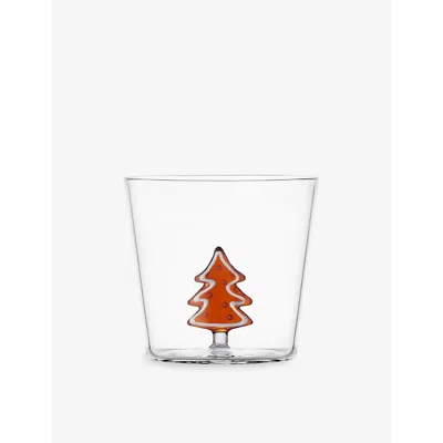 Ichendorf Sweet And Candy Ginger Christmas Tree Glass Tumbler In Transparent