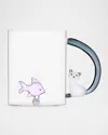 Ichendorf Tabby Cat Fish & Cat Mug, 15 Oz. In Multi