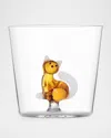 Ichendorf Tabby Cat Tumbler, 11.8 Oz. In Amber/white