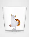 Ichendorf Tabby Cat Tumbler, 11.8 Oz. In White/amber