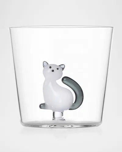 ICHENDORF TABBY CAT TUMBLER, 11.8 OZ.