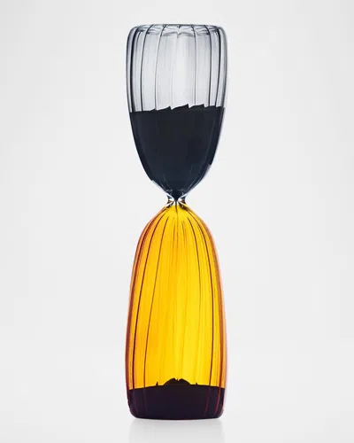 Ichendorf Times 15-minute Hourglass In Amber/smoke