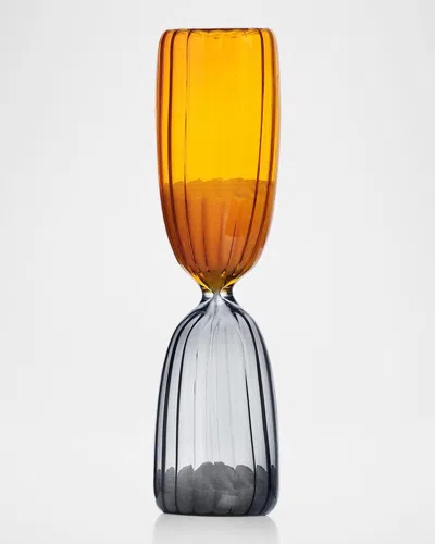 Ichendorf Times 5-minute Hourglass In Amber/smoke