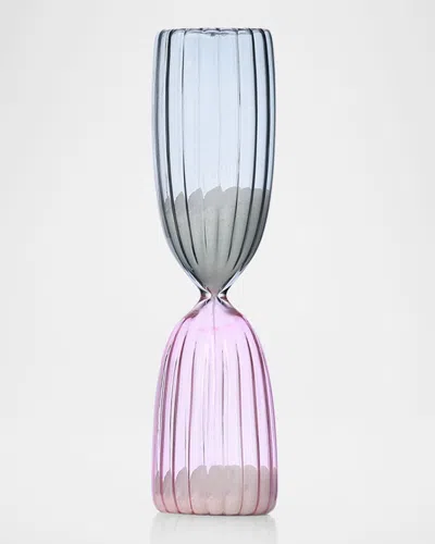 Ichendorf Times 5-minute Hourglass In Smoke/pink
