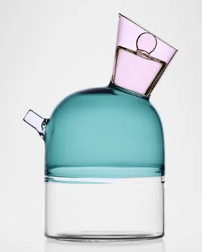 Ichendorf Travasi Oil Bottle, 11 Oz. In Blue/pink