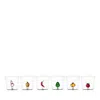 Ichendorf Vegetable Assorted Glasses, Set Of 6