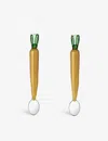 Ichendorf Vegetables Carrot Borosilicate-glass Spoons Set Of Two