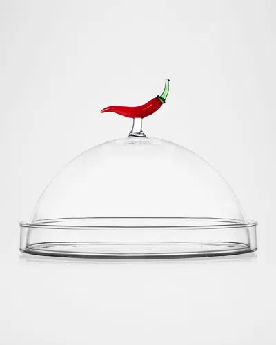 Ichendorf Vegetables Chili Pepper Dome With Dish In Red