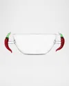 Ichendorf Vegetables Chili Peppers Bowl, 18.5 Oz. In Red