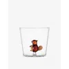 Ichendorf Woodland Tales Beaver Glass Tumbler