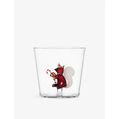 Ichendorf Woodland Tales Squirrel Glass Tumbler In Multi