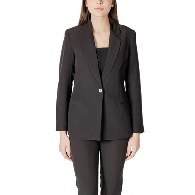 Ichi Black Polyester Blazer