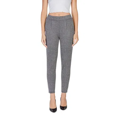 Ichi Polyester Jeans & Women's Pant In Black