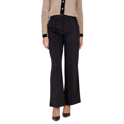 Ichi Polyester Jeans & Women's Pant In Black