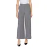 Ichi Black Polyester Pant In Gray