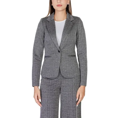 Ichi Polyester Suits & Women's Blazer In Black