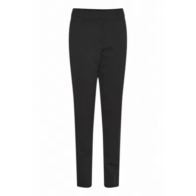 Ichi Black Recycled Polyester Jeans & Women's Pant