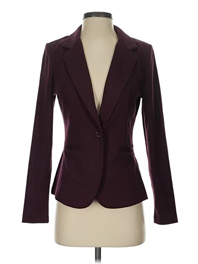 Pre-owned Ichi Blazer Jacket In Burgundy