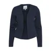 Ichi Blue Polyester Blazer In Blue