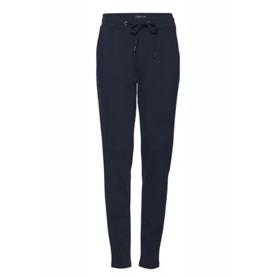 Ichi Blue Polyester Jeans & Pant