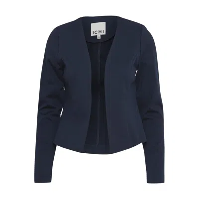 Ichi Polyester Suits & Women's Blazer In Blue