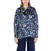 Ichi Blue Polyester Sweater In Blue