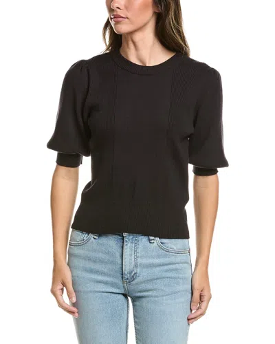 Ichi Boston Knit Sweater In Black