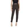 Ichi Brown Polyester Jeans & Pant